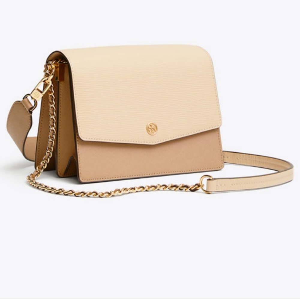 Tory Burch Robinson Color-Block Convertible Shoulder Bag